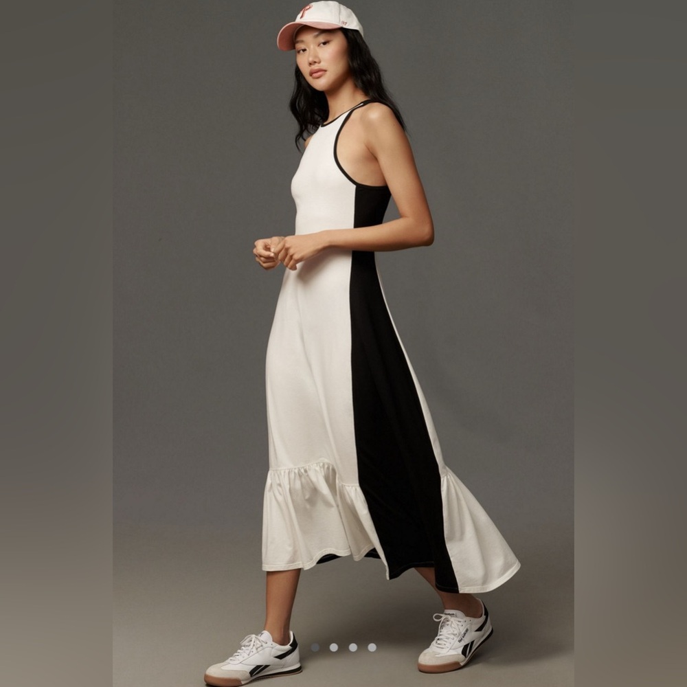 NWT Anthropologie Black & White Dress